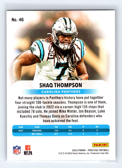 2023 Panini Prestige #46 Shaq Thompson