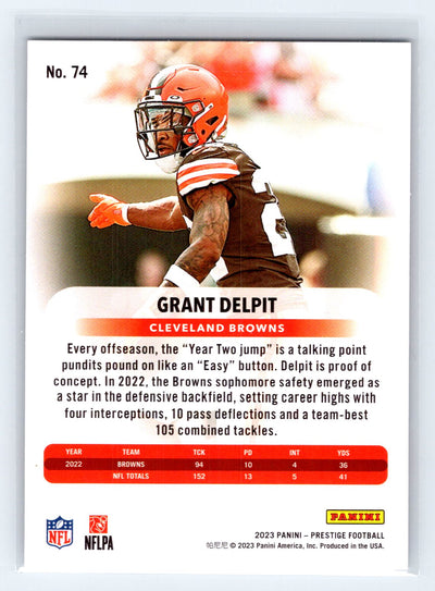 2023 Panini Prestige #74 Grant Delpit