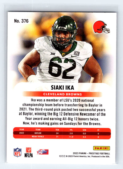 2023 Panini Prestige #376 Siaki Ika