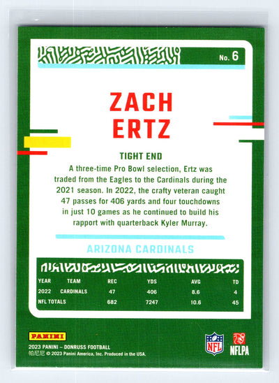 2023 Donruss #6 Zach Ertz