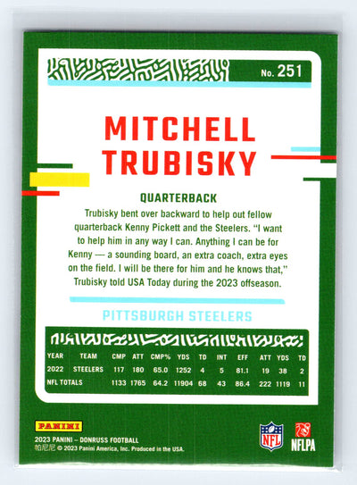 2023 Donruss #251 Mitchell Trubisky