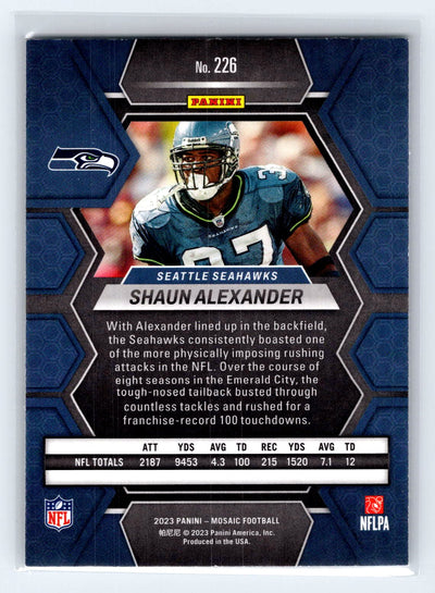 2023 Panini Mosaic #226 Shaun Alexander