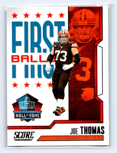 2023 Score #1 Joe Thomas First Ballot Red