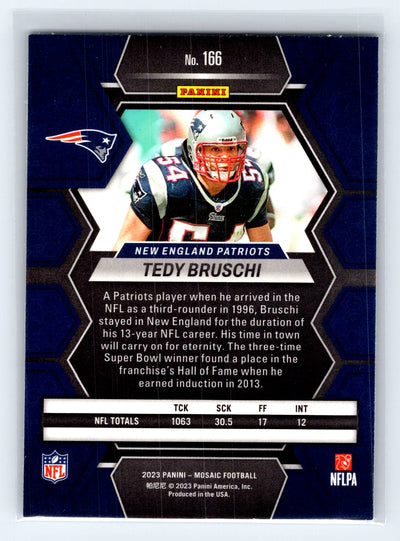 2023 Panini Mosaic #166 Tedy Bruschi