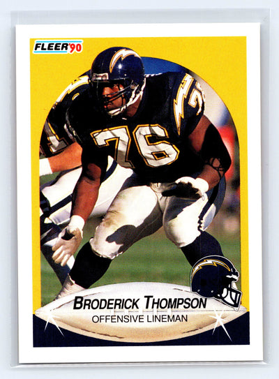 1990 Fleer #315 Broderick Thompson