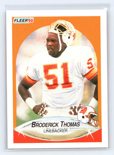 1990 Fleer #357 Broderick Thomas