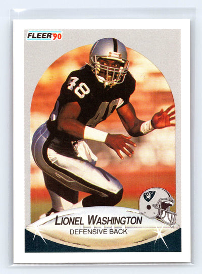 1990 Fleer #262 Lionel Washington