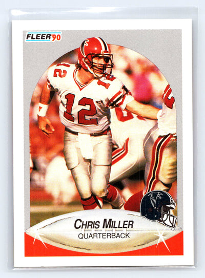 1990 Fleer #381 Chris Miller