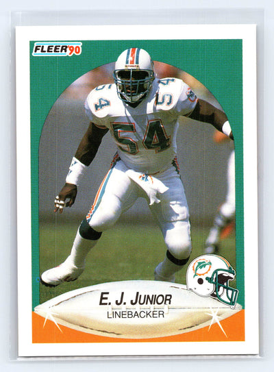 1990 Fleer #242 E.J. Junior