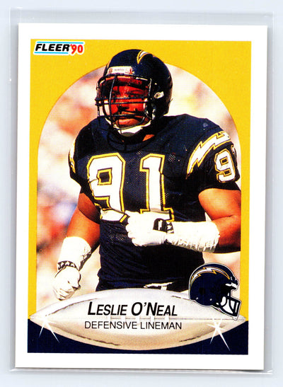 1990 Fleer #312 Leslie O'Neal