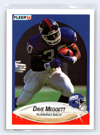 1990 Fleer #73 Dave Meggett