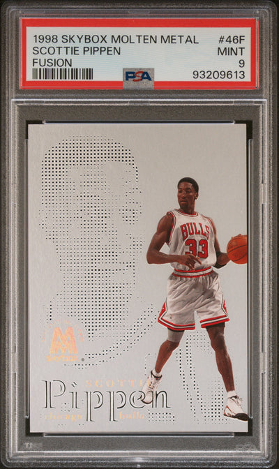 1998 Skybox Molten Metal Fusion #46F Scottie Pippen Fusion PSA 9