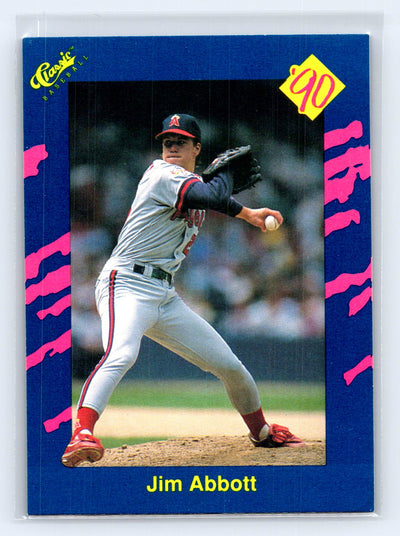 1990 Classic Blue #40 Jim Abbott