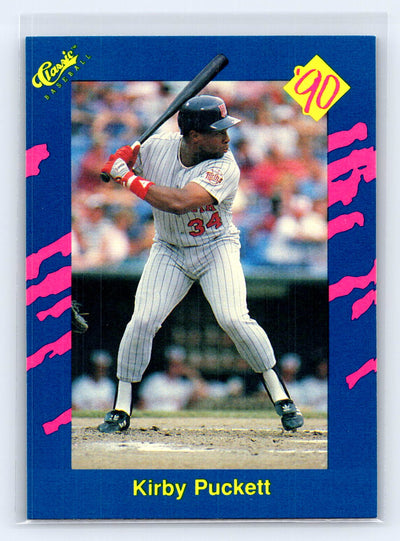 1990 Classic Blue #28 Kirby Puckett