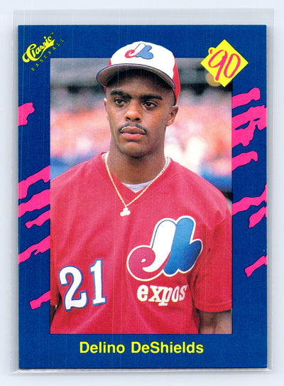 1990 Classic Blue #55 Delino DeShields