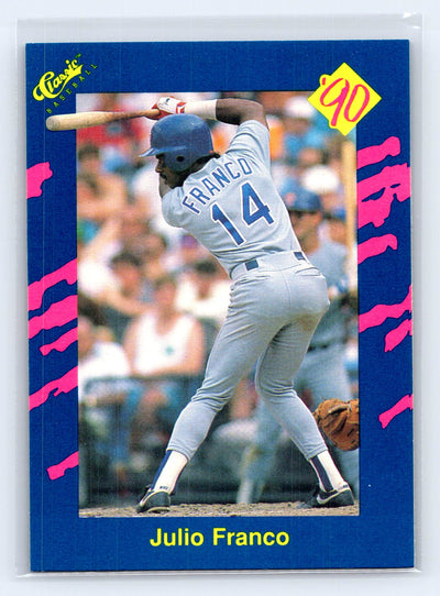 1990 Classic Blue #67 Julio Franco