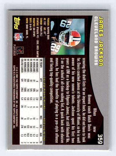 2001 Topps #359 James Jackson