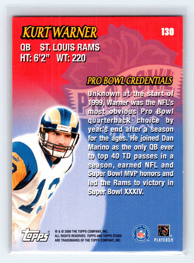 2000 Topps Stars #130 Kurt Warner