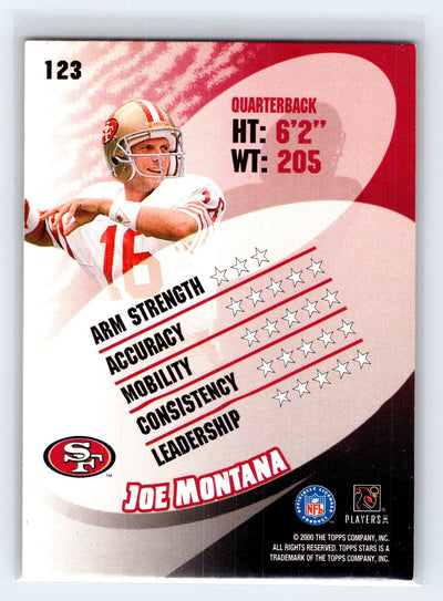 2000 Topps Stars #123 Joe Montana