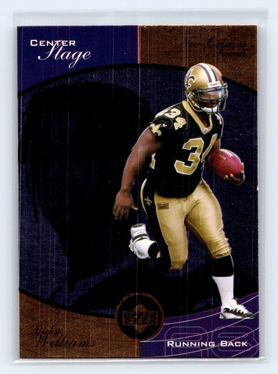 1999 Upper Deck Ovation #CS7 Ricky Williams Center Stage