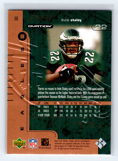 2001 Upper Deck Ovation #68 Duce Staley