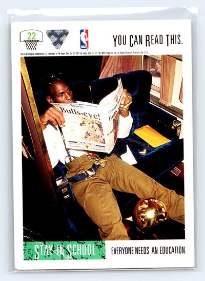 1991-92 Upper Deck #22 If You Can Read This...