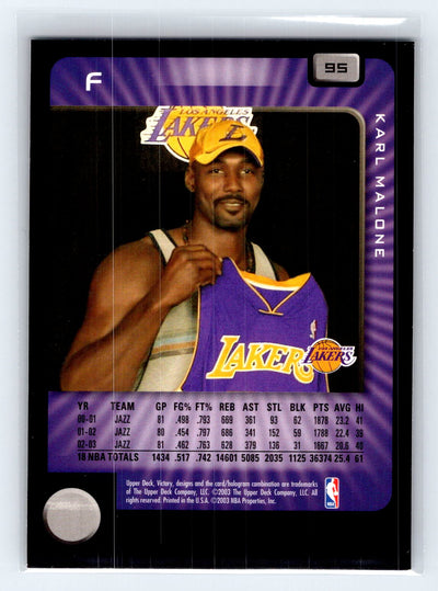 2003-04 Upper Deck Victory #95 Karl Malone