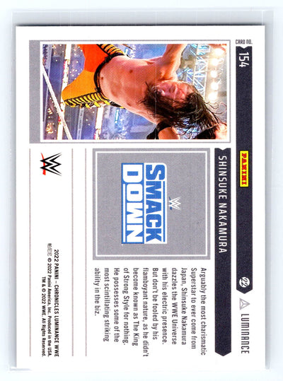 2022 Panini Chronicles WWE #154 Shinsuke Nakamura Red #/199