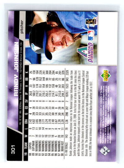 1999 Upper Deck #301 Randy Johnson