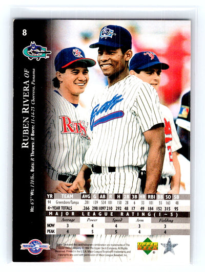 1995 Upper Deck Minor League #8 Ruben Rivera