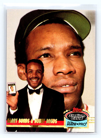 1993 Stadium Club Ultra-Pro #5 Barry Bonds / Bobby Bonds