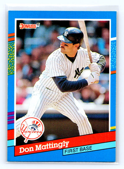 1991 Donruss #107a Don Mattingly