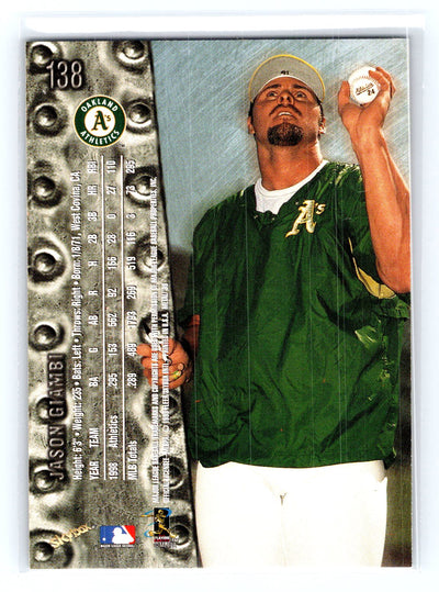 1999 Metal Universe #138 Jason Giambi