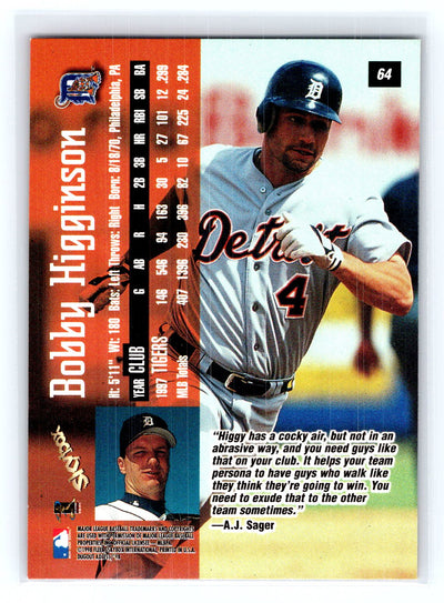 1998 SkyBox Dugout Axcess #64 Bobby Higginson