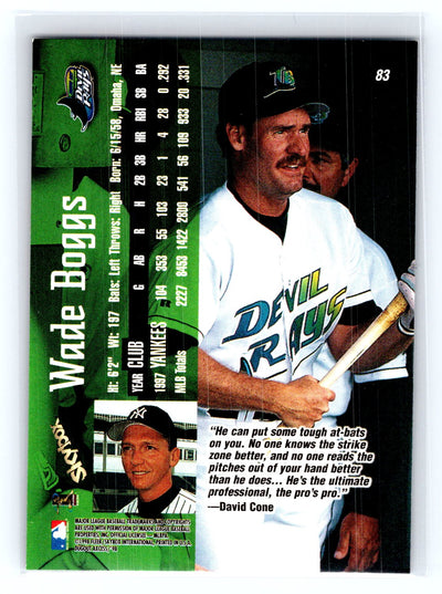 1998 SkyBox Dugout Axcess #83 Wade Boggs