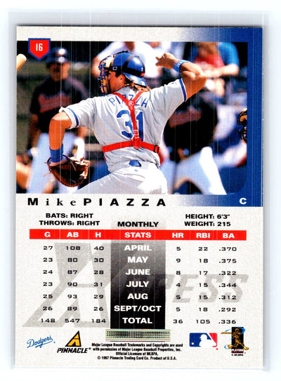 1997 Pinnacle X-Press #16 Mike Piazza