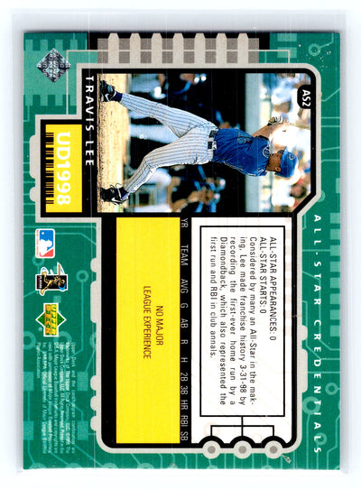 1998 Upper Deck #AS2 Travis Lee All-Star Credentials