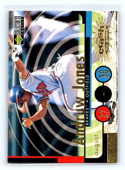 1998 Collector's Choice #CG14b Andruw Jones You Crash the Game