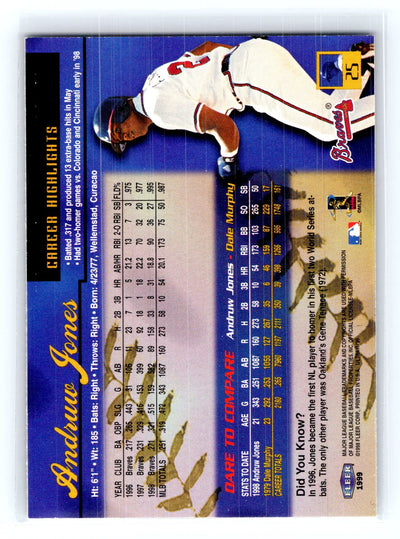 1999 Ultra #25 Andruw Jones