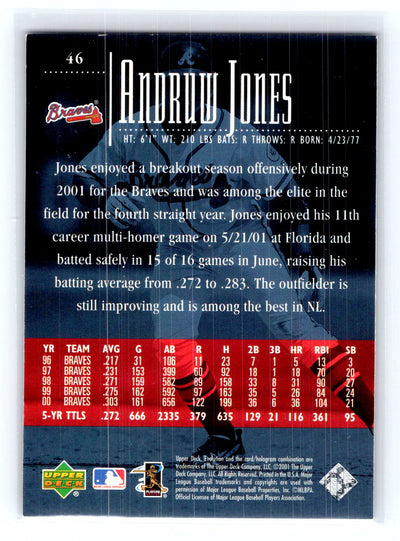 2001 Upper Deck Evolution #46 Andruw Jones