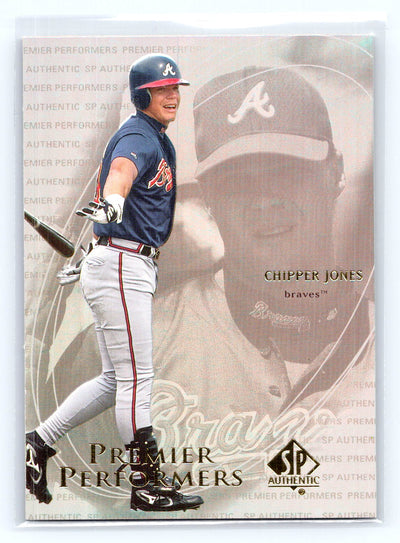 2000 SP Authentic #PP6 Chipper Jones Premier Performers