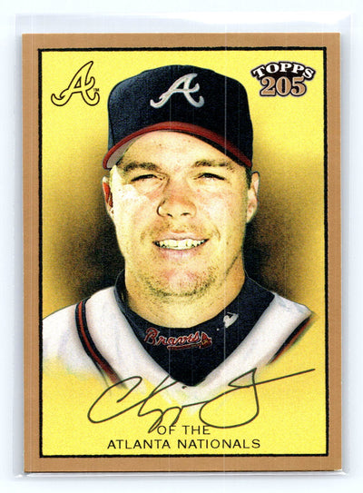 2003 Topps 205 #284b Chipper Jones Yellow