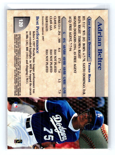 1998 Bowman's Best #120 Adrian Beltre