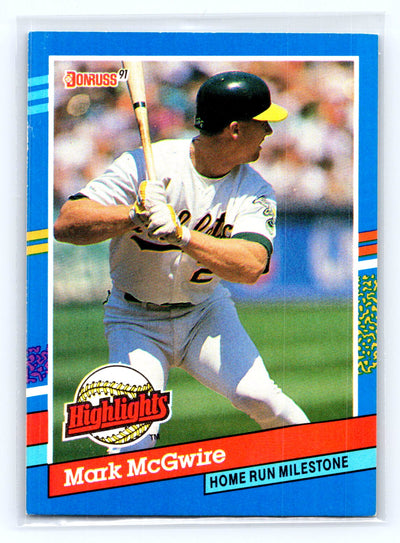 1991 Donruss #BC-9 Mark McGwire Bonus Cards