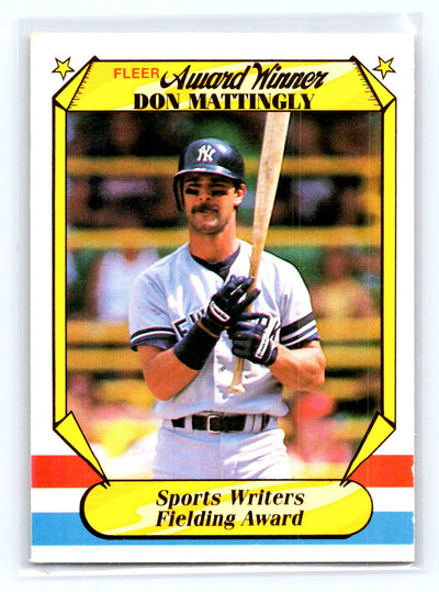 1987 Fleer Award Winners #24 Don Mattingly