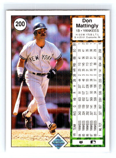 1989 Upper Deck #200 Don Mattingly