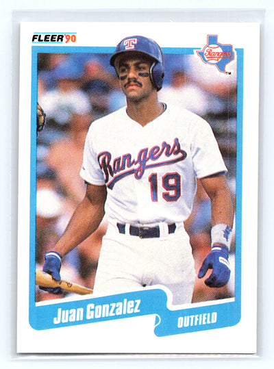 1990 Fleer #297 Juan Gonzalez