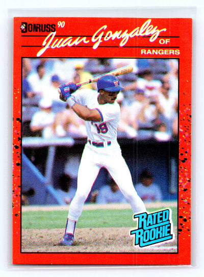 1990 Donruss #33d Juan Gonzalez