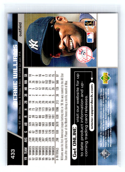 1999 Upper Deck #433 Bernie Williams