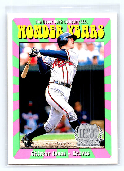 1999 Upper Deck #WY15 Chipper Jones Wonder Years